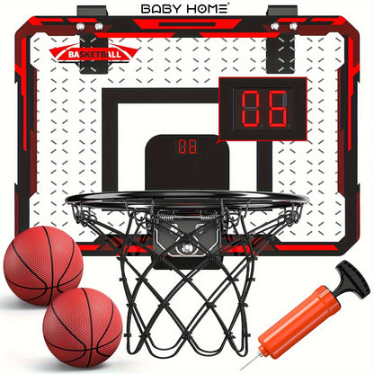 Indoor Basketball Hoop For Kids, Door Room Basketball Hoop, Mini Basketball Hoop With 2 Balls, Basketball Toys sea and beach accessories