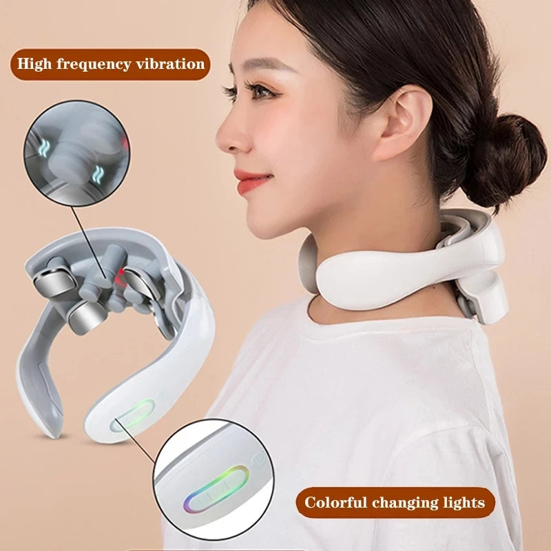 Smart Neck Massage Vibrator + Heater