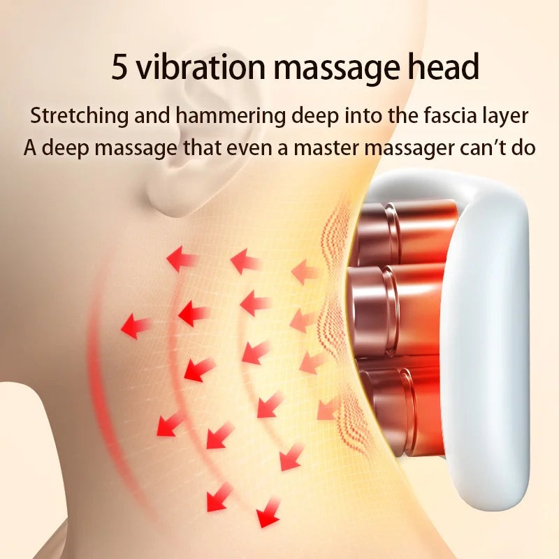 Smart Neck Massage Vibrator + Heater